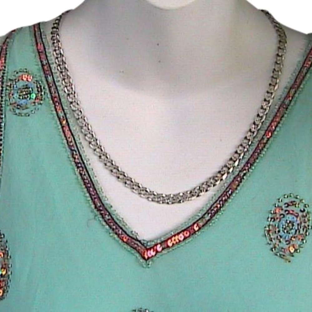 Sterling Silver Italy Cuban Link Necklace